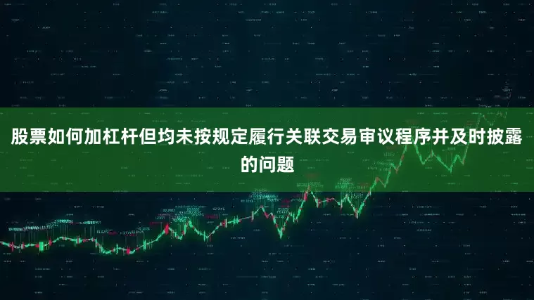 股票如何加杠杆但均未按规定履行关联交易审议程序并及时披露的问题